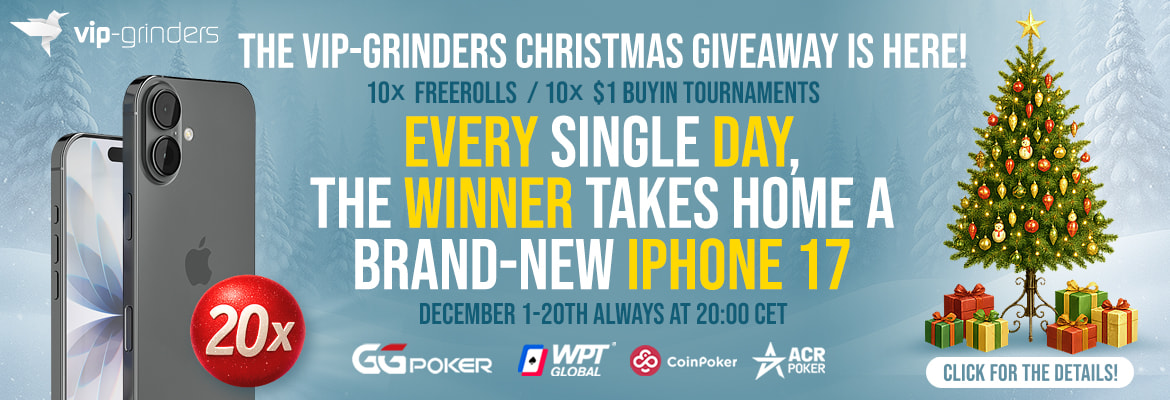 VIP-Grinders Christmas Giveaway – Win an iPhone 17 Every Day!
