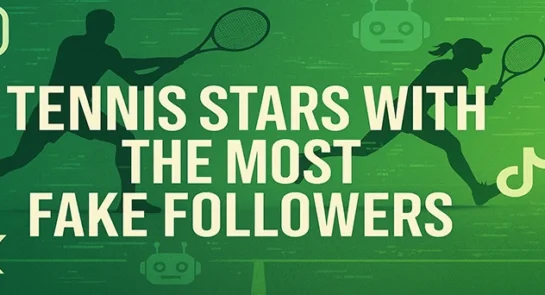 tennis stars with the most fake followers