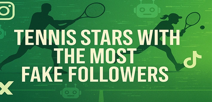 tennis stars with the most fake followers