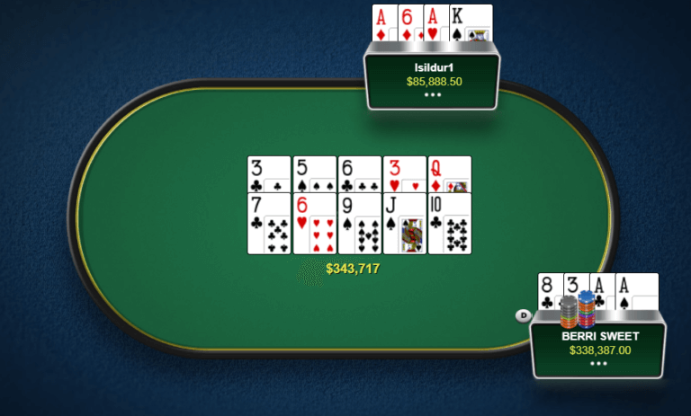 BERRI SWEET vs Isildur1 343k Pot