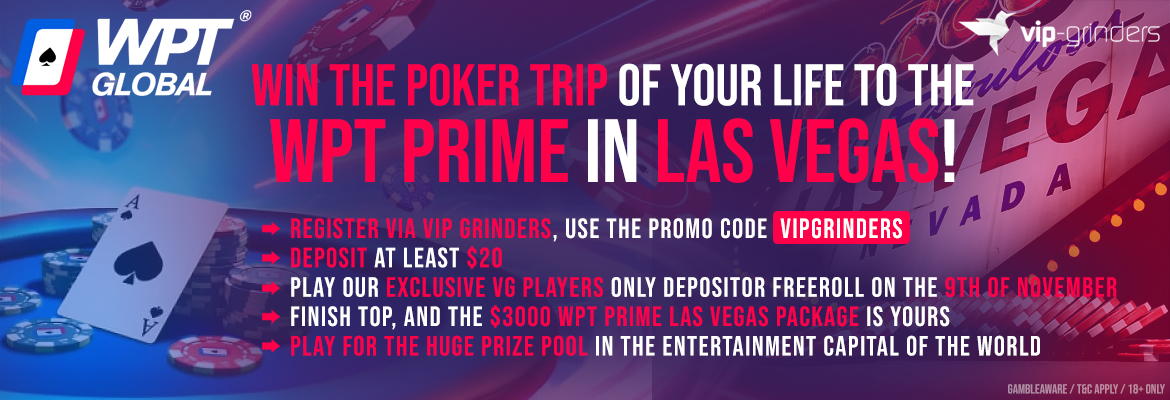 Win a $3,000 WPT Prime Las Vegas Package
