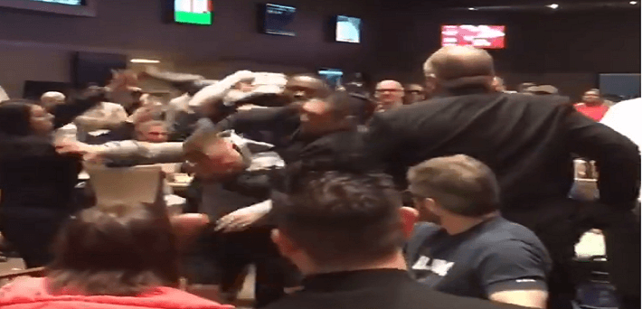 Poker fight at talking stick casino in Scottsdale Arizona