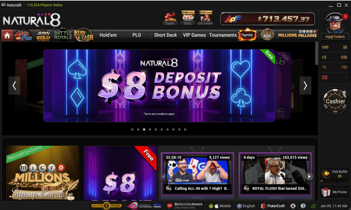 Natural8 Poker Review