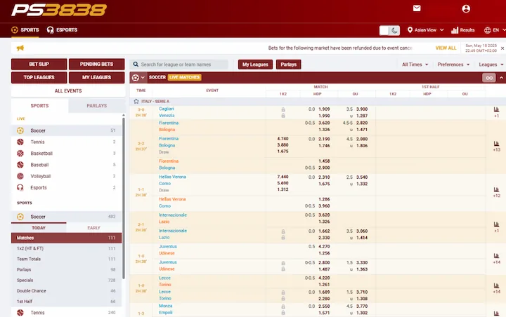 betinasia ps3838 review