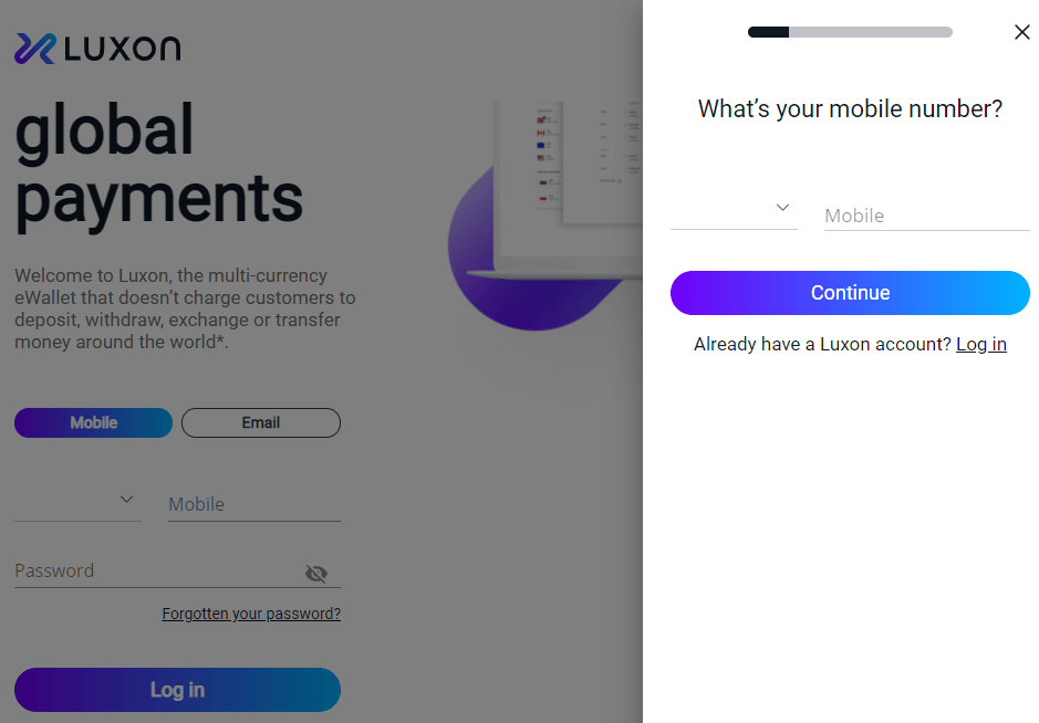 Luxon Pay Review Registration