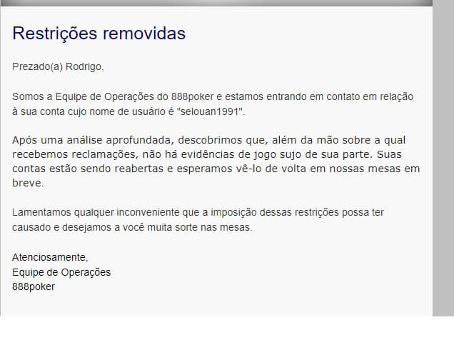 Brazilian online regs Seijistar1 and Selouan1991 cleared of collusion after 888poker investigation