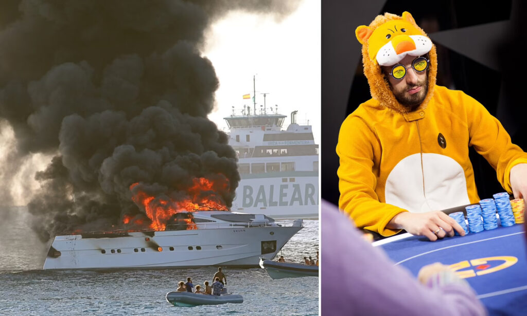 27 Meter Yacht Owned by Poker Player The Lion Goes Up in Flames 27 Meter Yacht Owned by Poker Player The Lion Goes Up in Flames