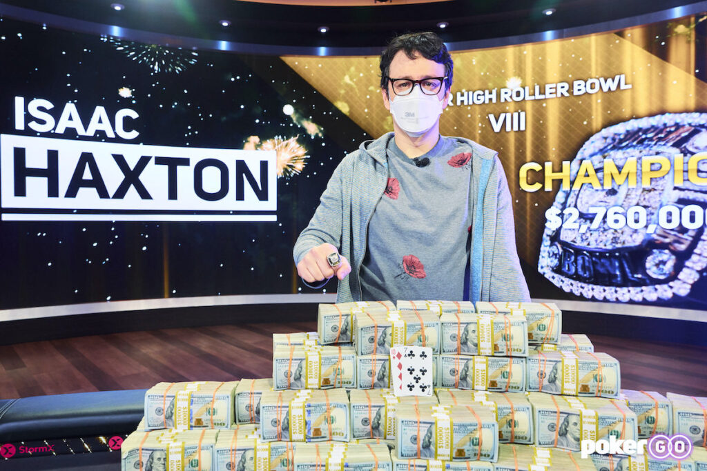 Isaac Haxton Wins Super High Roller Bowl VIII for $2,760,000 Isaac Haxton Wins Super High Roller Bowl VIII for $2,760,000