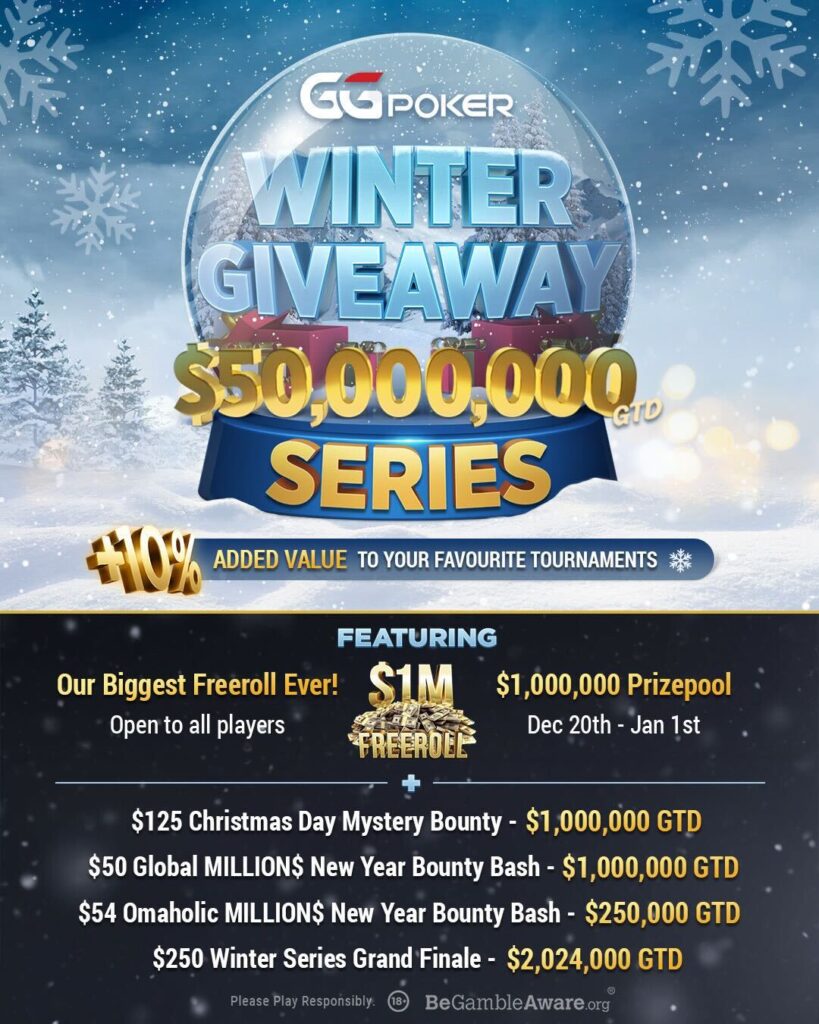 GGPoker Winter Giveaway1 GGPoker Winter Giveaway1