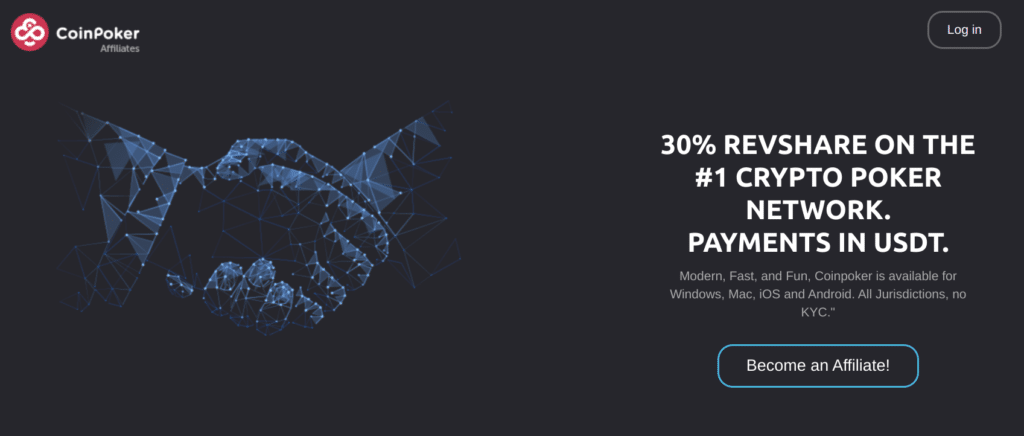 Coinpoker Affiliate Deal Coinpoker Affiliate Deal