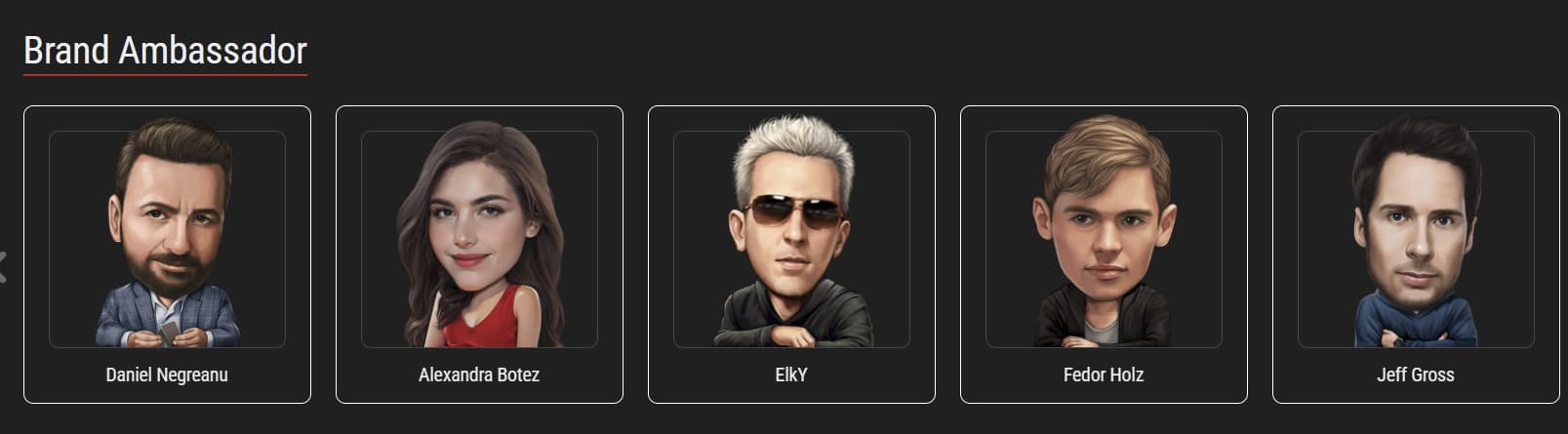GGPoker Brand Ambassadors GGPoker Brand Ambassadors