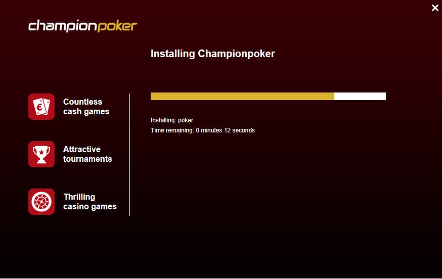 ChampionPoker Installation ChampionPoker Installation