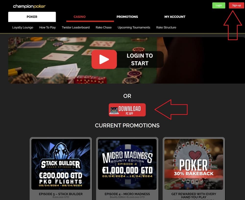 ChampionPoker Website ChampionPoker Website