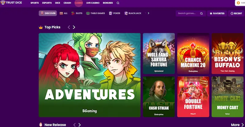 Trust Dice - Our Top-Rated Kaspa Casino