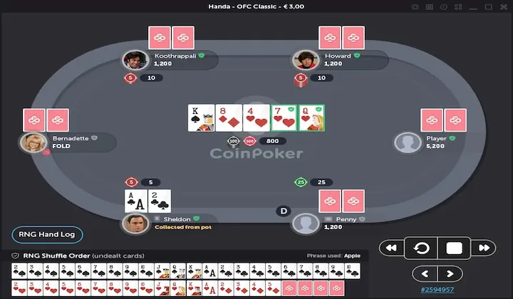 coinpoker table coinpoker table
