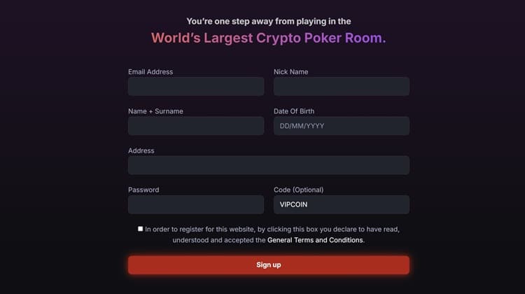 CoinPoker promo code