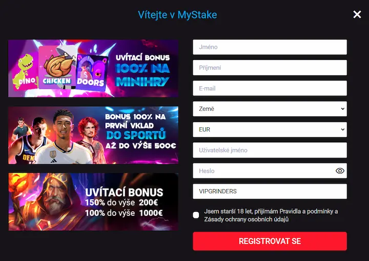 mystake promo kód mystake promo kód