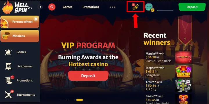 promoções cassino hellspin