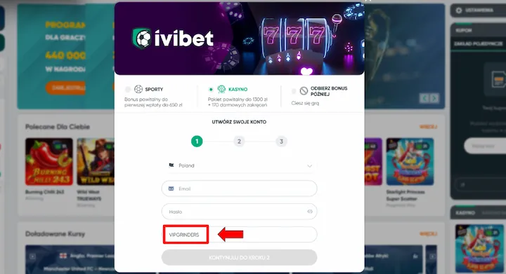 Ivibet Codice Promozionale VIPGRINDERS