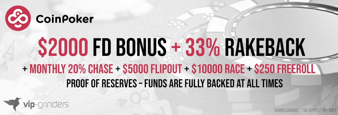 coinpoker rakeback deal banner
