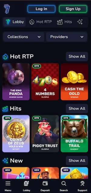 7bit casino mobile app