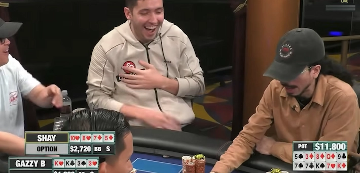 Hand of the Week: Quads Vs. Quads on Hustler Casino Live