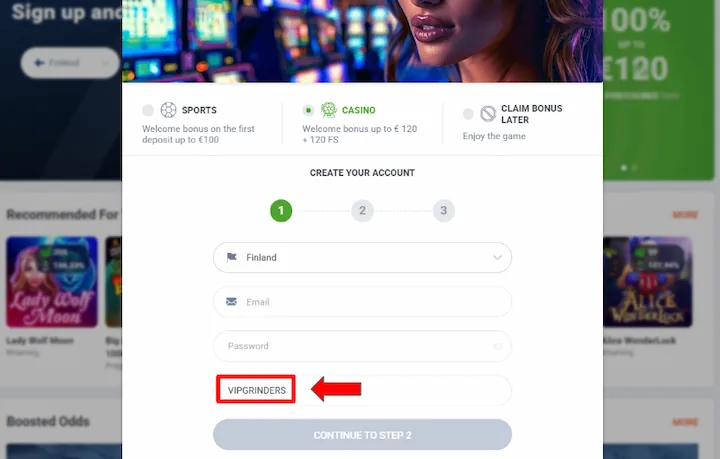 código promocional 20bet VIPGRINDERS