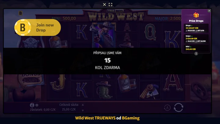 HellSpin – připsání 15 free spinů bez vkladu po registraci.