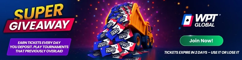 WPT Global Super Giveaway Promotion WPT Global Super Giveaway Promotion
