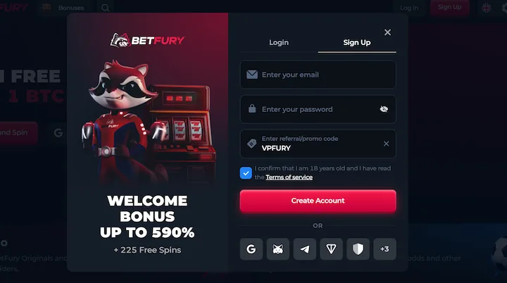 betfury promo code VPFURY