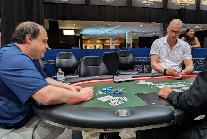 David Shmuel and Joe Ford heads-up David Shmuel and Joe Ford heads-up