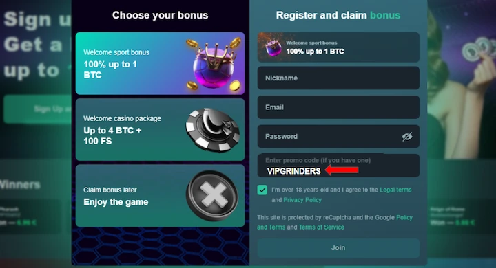 vave promo code VIPGRINDERS for exclusive no deposit bonus