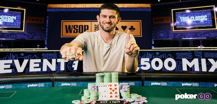 Aaron Kupin Emerges Victorious in WSOP 2025 $2,500 Mixed Big Bet