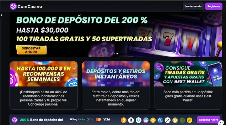 coincasino casino sin DNI y sin verificación CoinCasino casino sin DNI y sin verificación