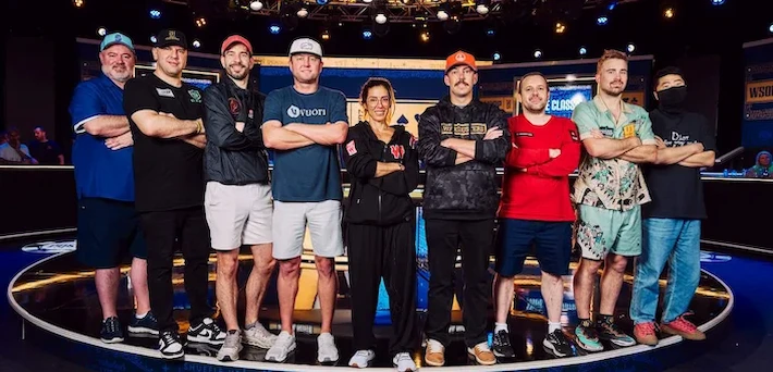 WSOP 2025 Final Table Set