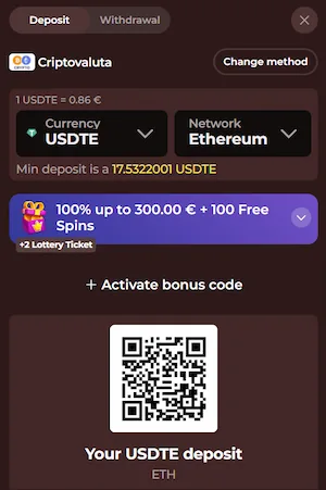 vincispin casino bonus deposit cashier