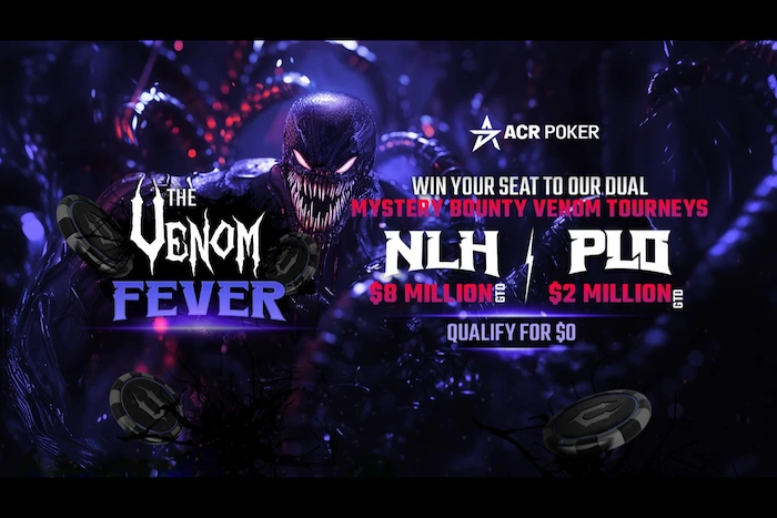Dual Mystery Bounty Venoms Kick Off Today on ACR Poker Dual Mystery Bounty Venoms Kick Off Today on ACR Poker