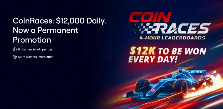 coinraces $12,000 daily leaderboard