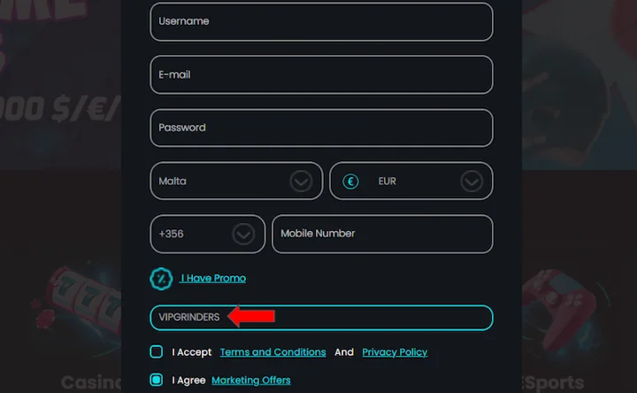 cosmobet promo code VIPGRINDERS