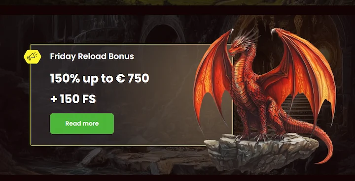 dragonslots casino friday reload bonus