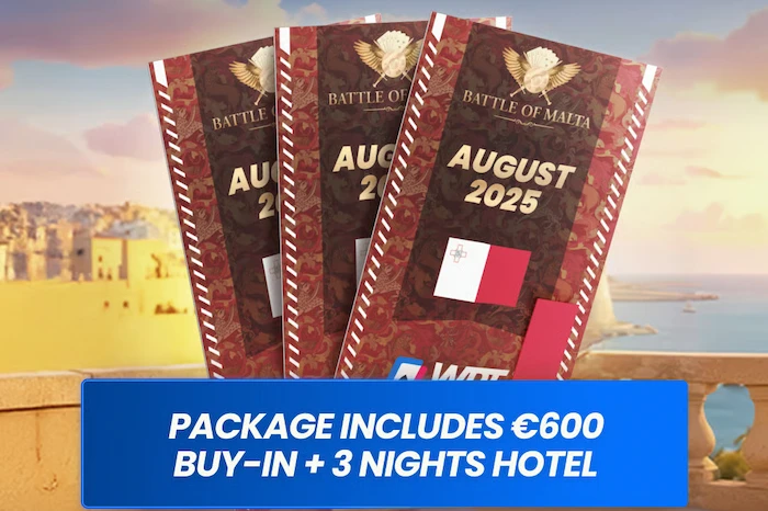 Win a Zero Cost Battle of Malta Package on WPT Global