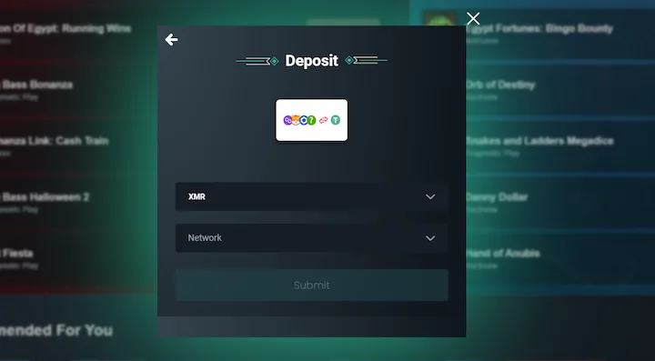 vave deposit exchange with monero (XMR)