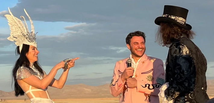 Liv Boeree and Igor Kurganov Married at Burning Man