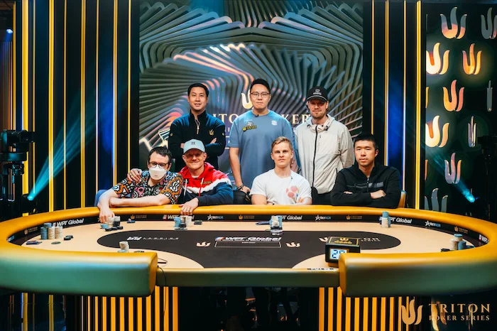 (Clockwise from back left): Punnat Punsri, Danny Tang, Joni Jouhkimainen, David Wang, Martin Dam, Jason Koon, Isaac Haxton.