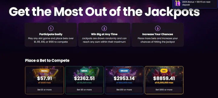 iwild casino jackpots