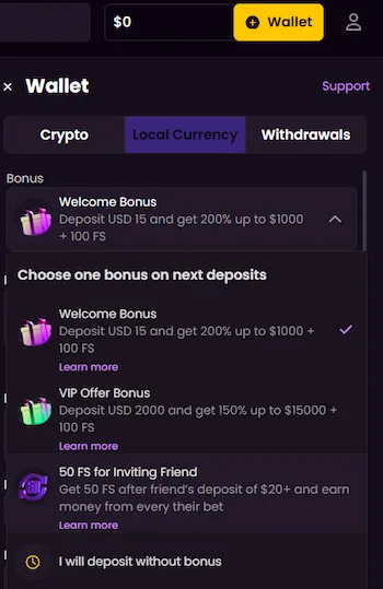 iwild casino welcome bonus cashier