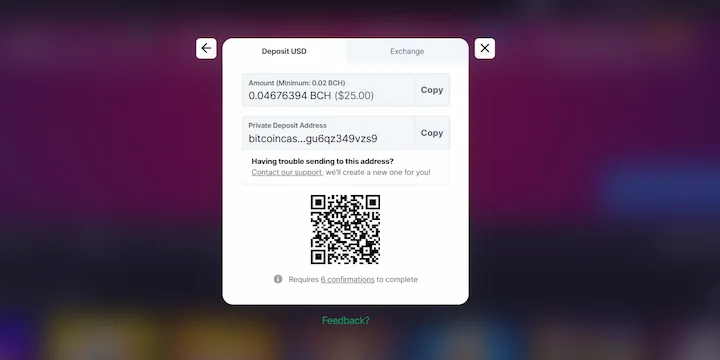 bitstarz deposit with bitcoin cash (BCH)