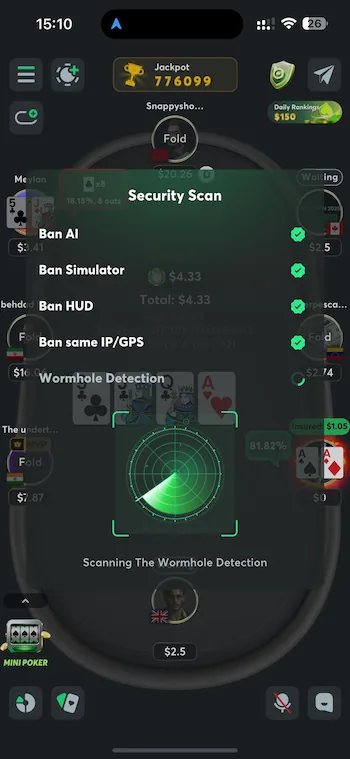 BCPoker Security Scan