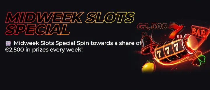instant casino midweek slots special