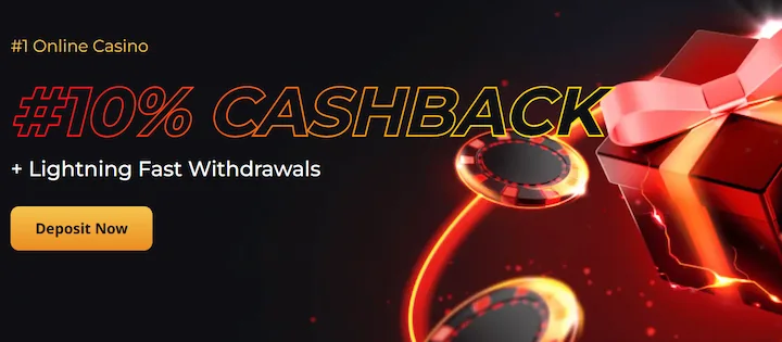 instant casino weekly cashback bonus